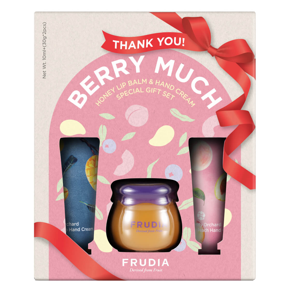 

Подарочный набор THANK YOU BERRY MUCH (10мл+30г*2шт) манго/персик, FRUDIA