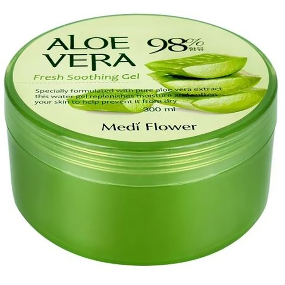 

Гель с алоэ Смягчающий 98%, 300мл, Mediflower