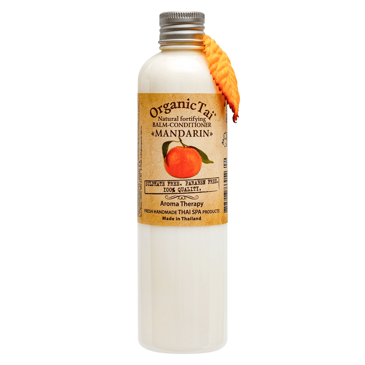 

Натуральный укрепляющий бальзам-кондиционер «МАНДАРИН», 260 мл OrganicTai
