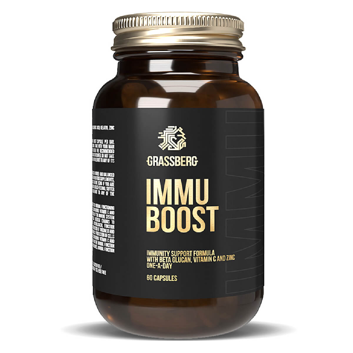 

Immu Boost (для иммунитета, антиоксидант), 60 капсул, GRASSBERG