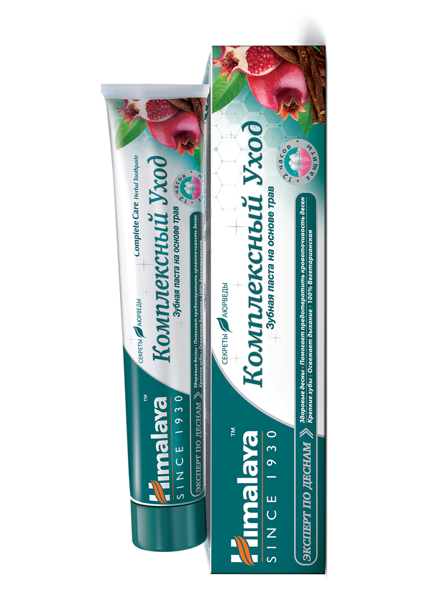Купить Зубная паста для комплексной защиты зубов и десен Complete Care, 75 мл, Himalaya Herbals