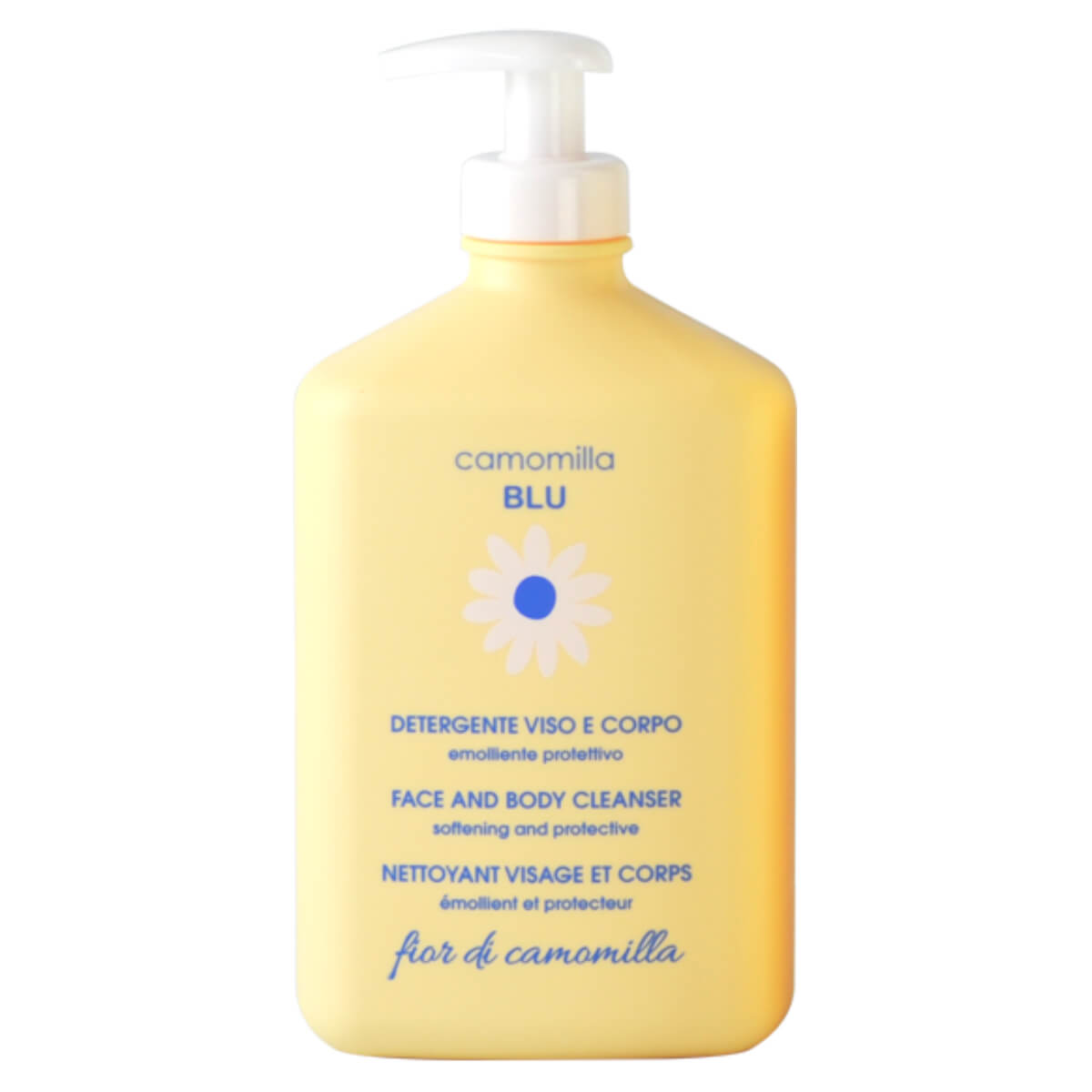 Гель для умывания лица и тела для сверхчувствительной кожи Fior di Camomilla Face and body cleanser, 500 мл, Camomilla Blu