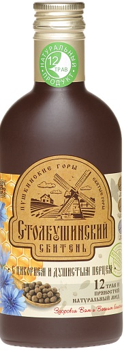 Сбитень "Столбушинский" с цикорием и душистым перцем, 250 мл, Столбушинский Продукт