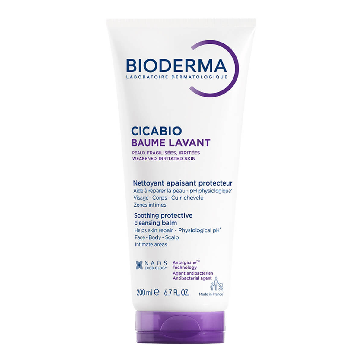 

Восстанавливающий очищающий бальзам Cicabio, 200 мл, Bioderma