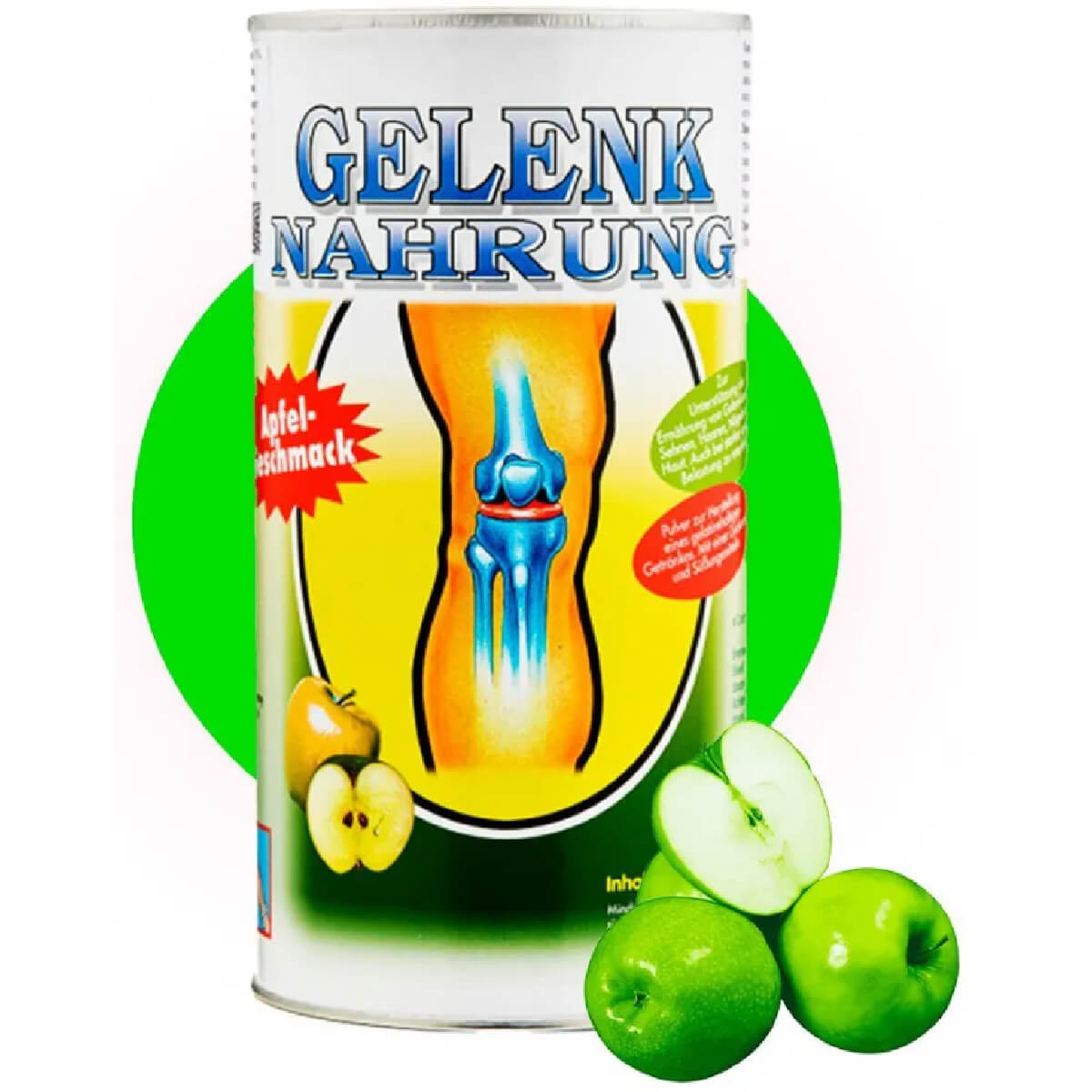 

Коллагеновый напиток для суставов и связок Gelenk Nahrung, вкус «Яблоко», 600 гр, Pro Vista AG