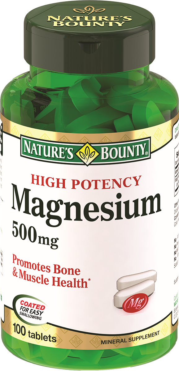 Магний 500 мг, 100 таблеток, Nature's Bounty - фото 1