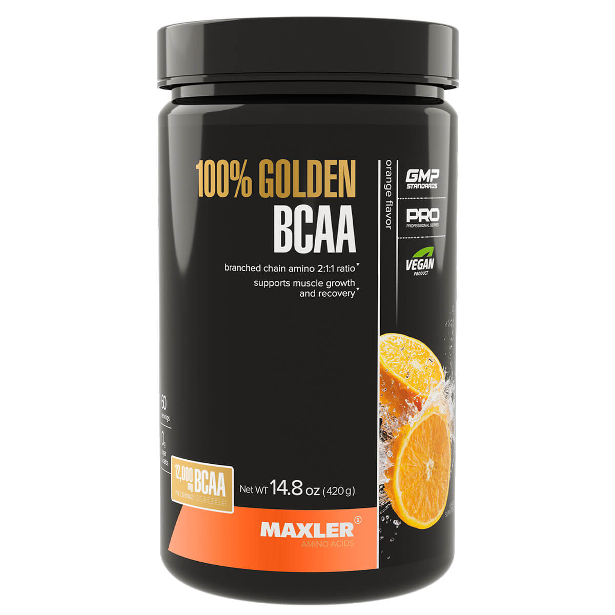 

100% Golden BCAA, вкус Апельсин, 420 г, MAXLER