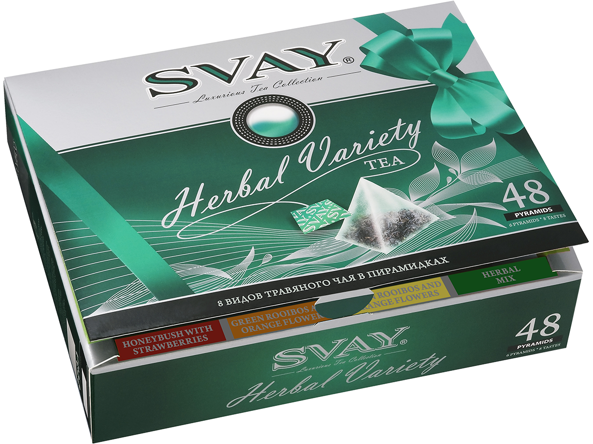 

Чай Herbal Variety, 48 пирамидок, Svay