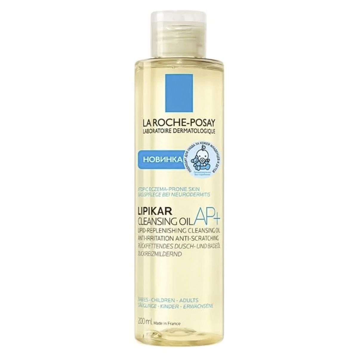 

LIPIKAR OIL AP+ Липидовосполняющее смягчающее масло для душа, 200мл, LA ROCHE POSAY