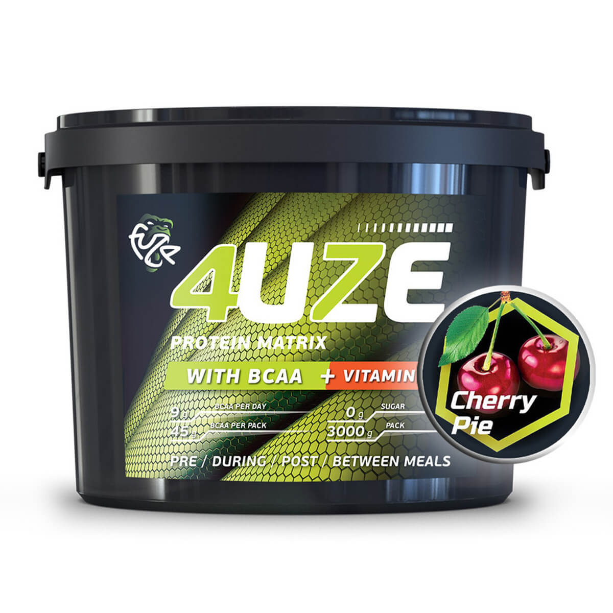 

Мультикомпонентный протеин Фьюз 47% + BCAA , вкус «Вишневый пирог», 3 кг, Fuze