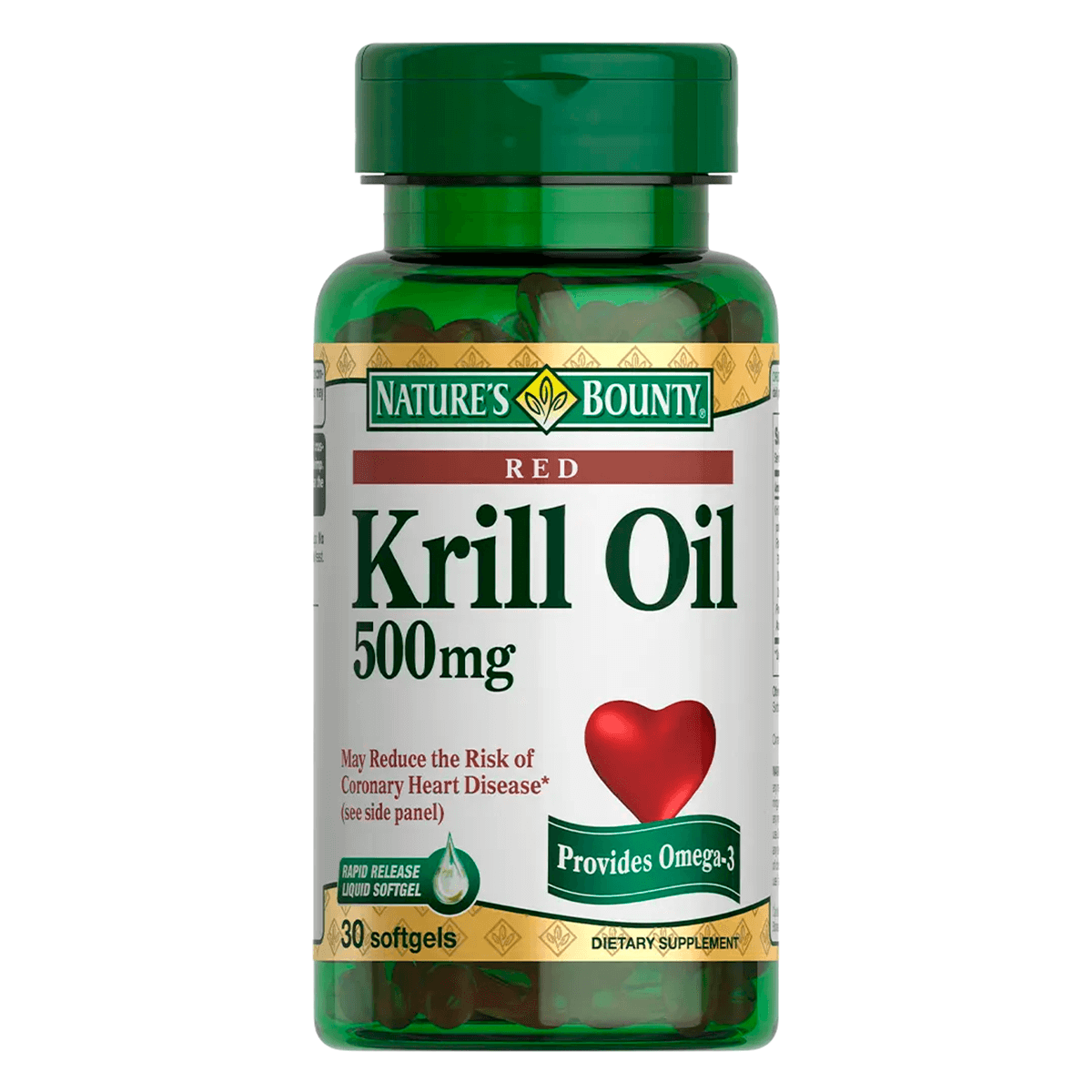 

Масло криля 500 мг, 30 капсул, Nature's Bounty