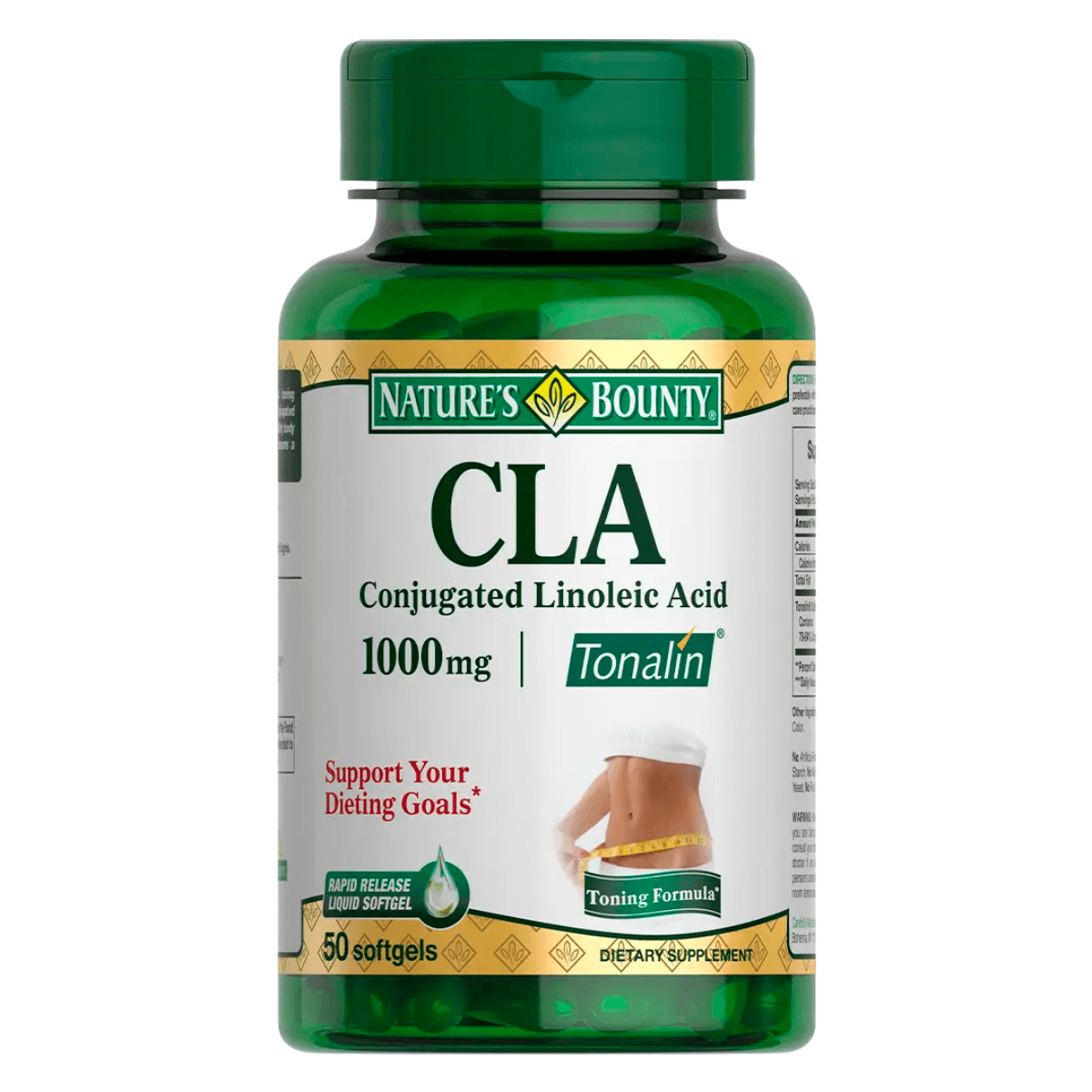 

Линолевая кислота (CLA) 1000 мг, 50 капсул, Nature's Bounty