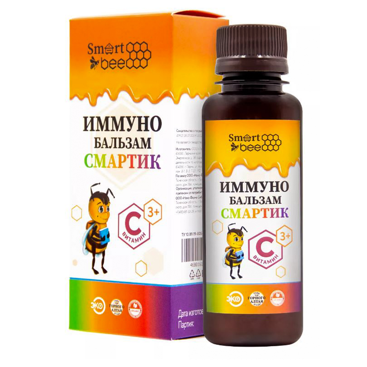

Иммуно Бальзам Смартик Смарт Би (Smartik Smart Bee) 100 мл, Smart Bee