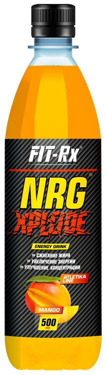 Напиток для спорта и фитнеса NRG Xplode, вкус манго, 500 мл,  Fit-Rx