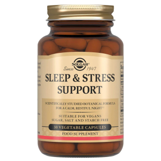 Сон и ночной стресс-контроль, 30 капсул, Solgar