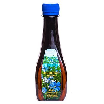 

Масло льняное из белого льна, 250 мл, Эльфа