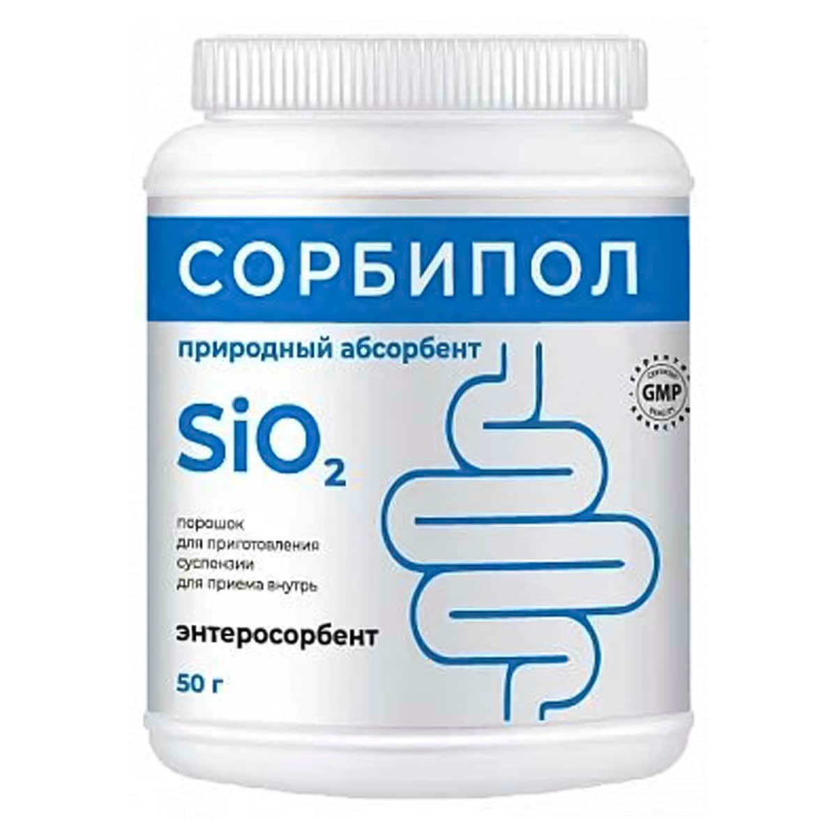 

Сорбипол, порошок 50 г, банка, ФАРМАКОР