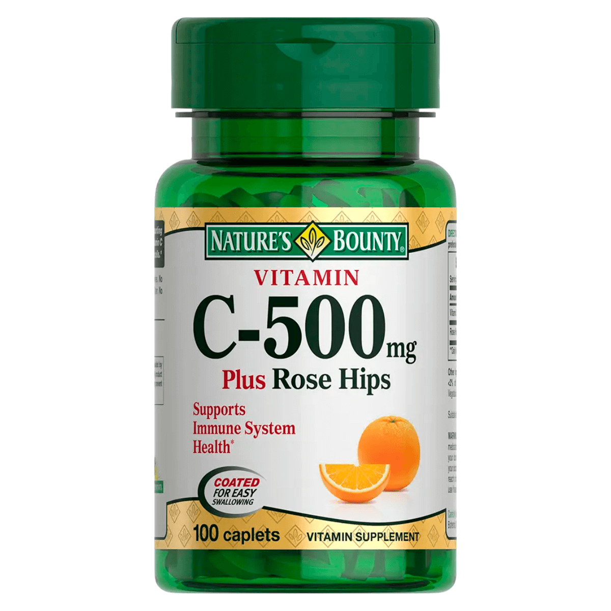 

Витамин С 500 мг плюс шиповник, 100 таблеток, Nature's Bounty