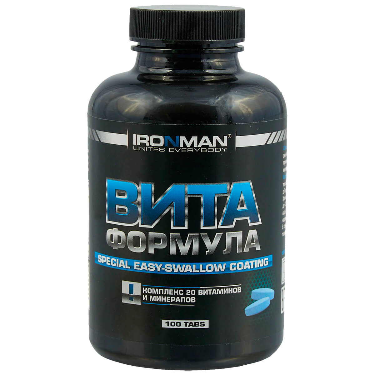 

Витаминно-минеральный комплекс VITA Formula, 100 таблеток, IRONMAN