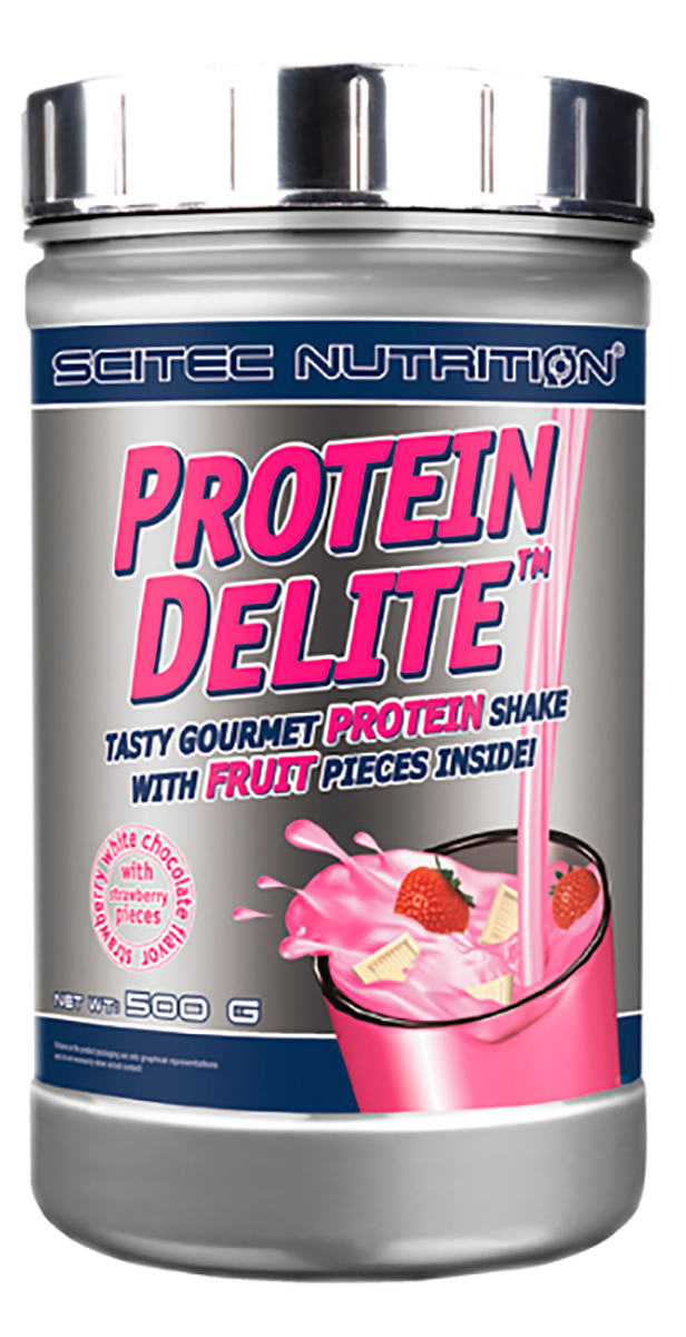 Протеин Protein Delite, белый шоколад клубника, 500 г, Scitec Nutrition