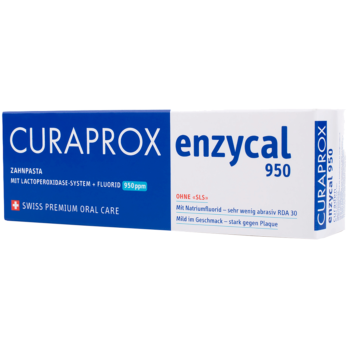 

Зубная паста для чувствительной эмали зубов Enzycal 950 ppm, 6+, 75ml, Curaprox