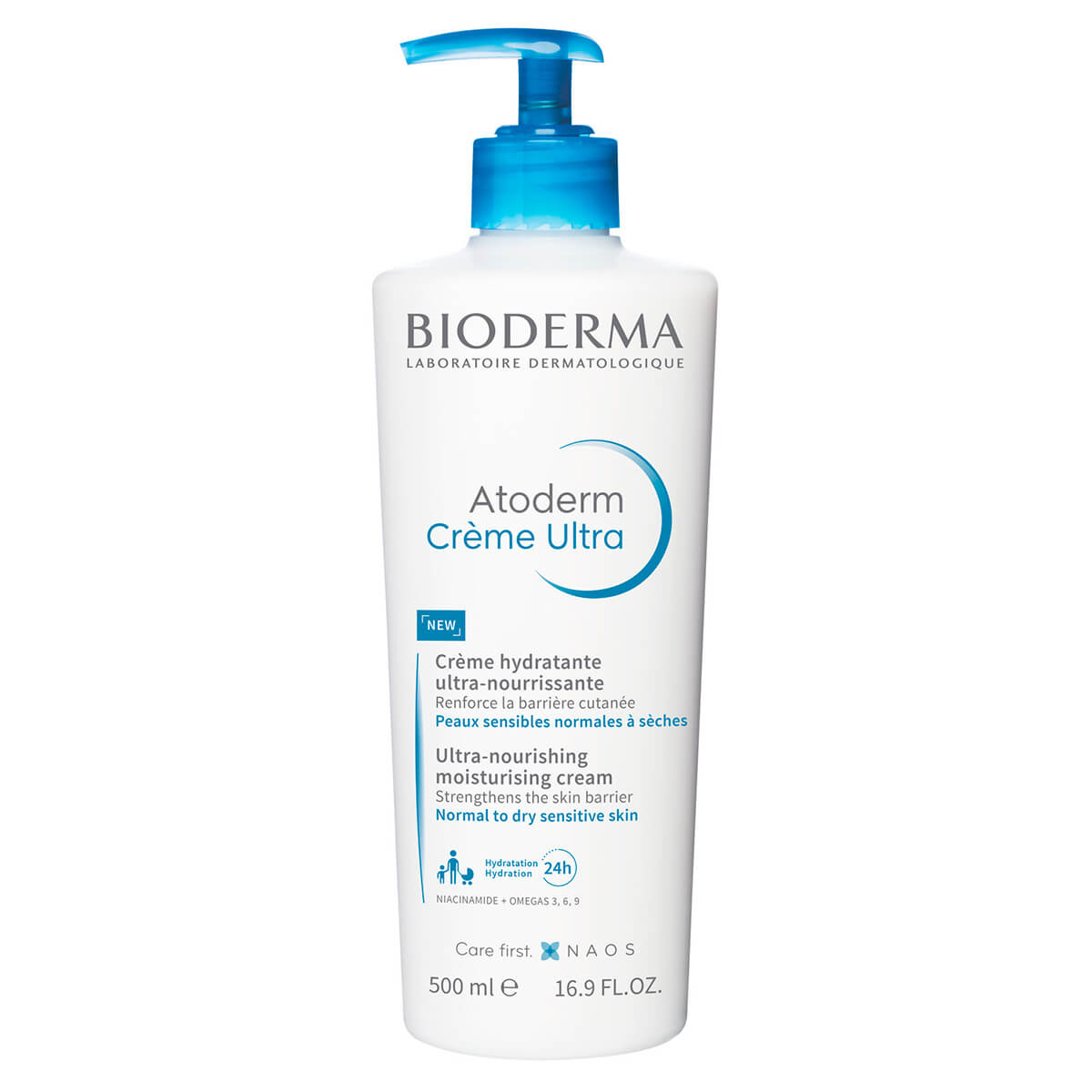 

Atoderm Питательный увлажняющий крем для тела и лица, 500 мл, Bioderma