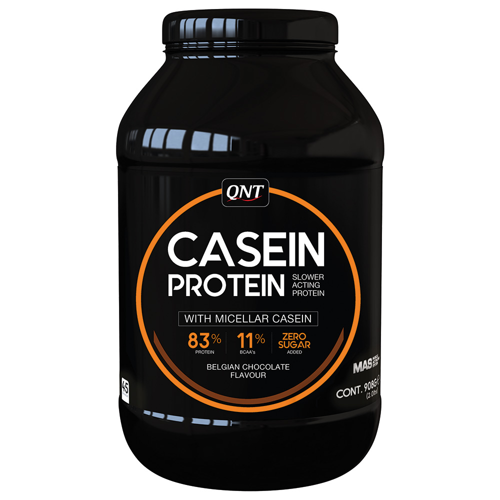 Протеин Casein Protein, вкус «Бельгийский шоколад», 908 гр, QNT - фото 1