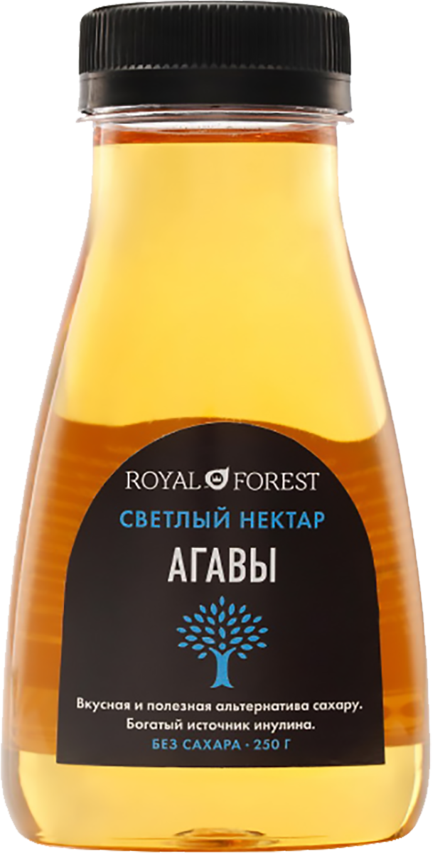 

Светлый нектар агавы, 250 г, Royal Forest