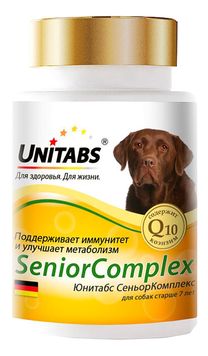Senior Complex UT c Q10 для собак, 100 таблеток, UNITABS