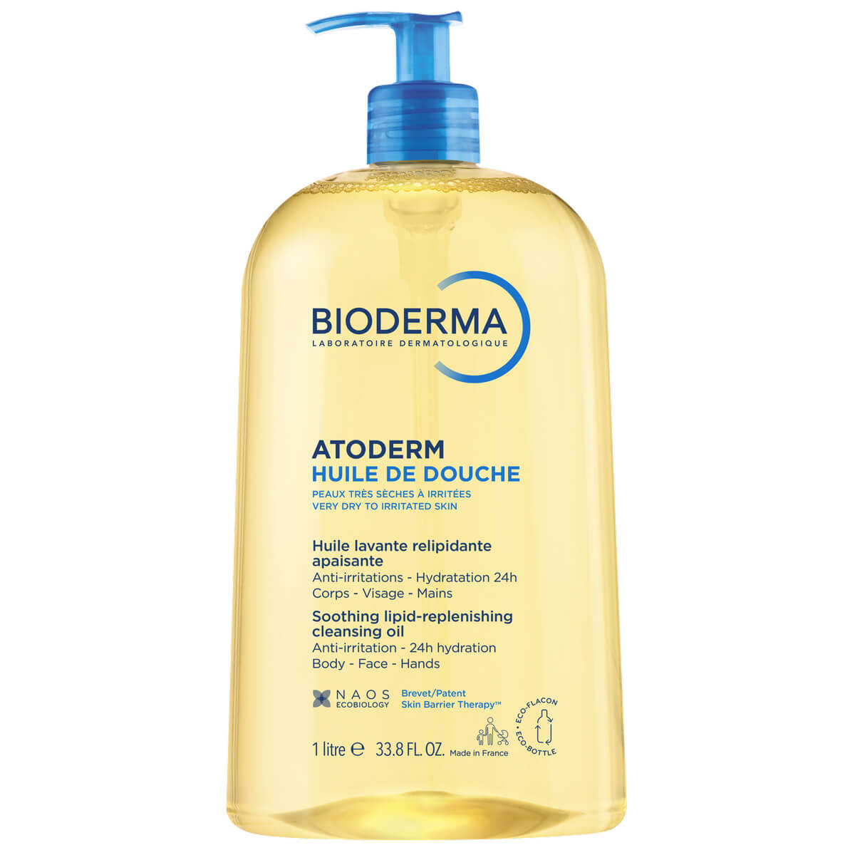 

Atoderm Масло для душа Увлажняющее для всей семьи, 1000 мл, Bioderma