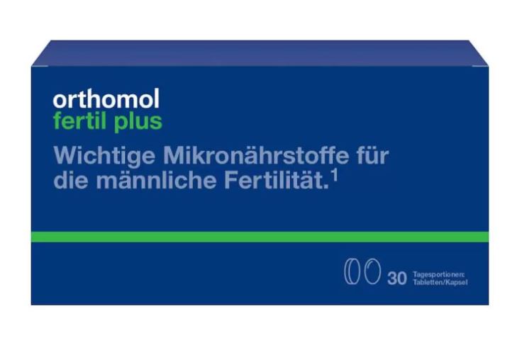 Купить Фертиль плюс для повышения фертильности мужчины, 30 доз (таблетки и капсулы), Ортомол, Orthomol