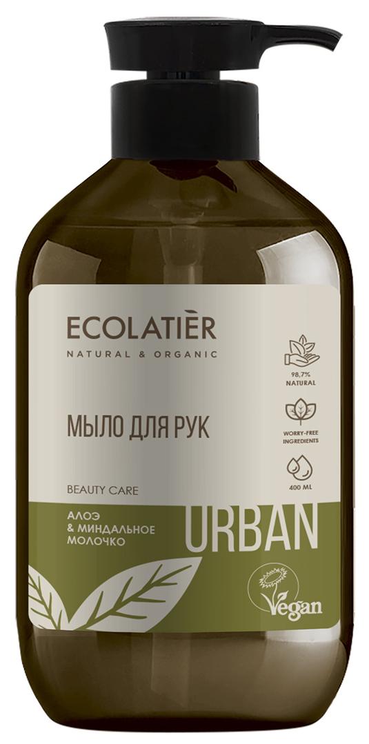 Жидкое мыло для рук алоэ & миндальное молочко, 400 мл, Ecolatier