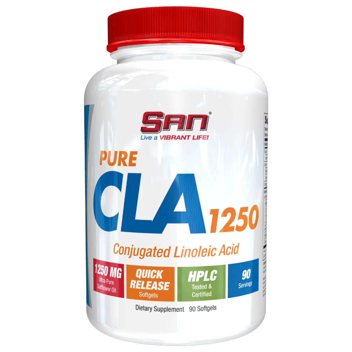 

Конъюгированная линолевая кислота Pure CLA, 90 капсул, SAN