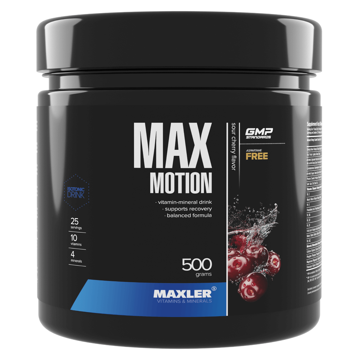 

Изотоник Max Motion, вкус Вишня, 500 г, MAXLER