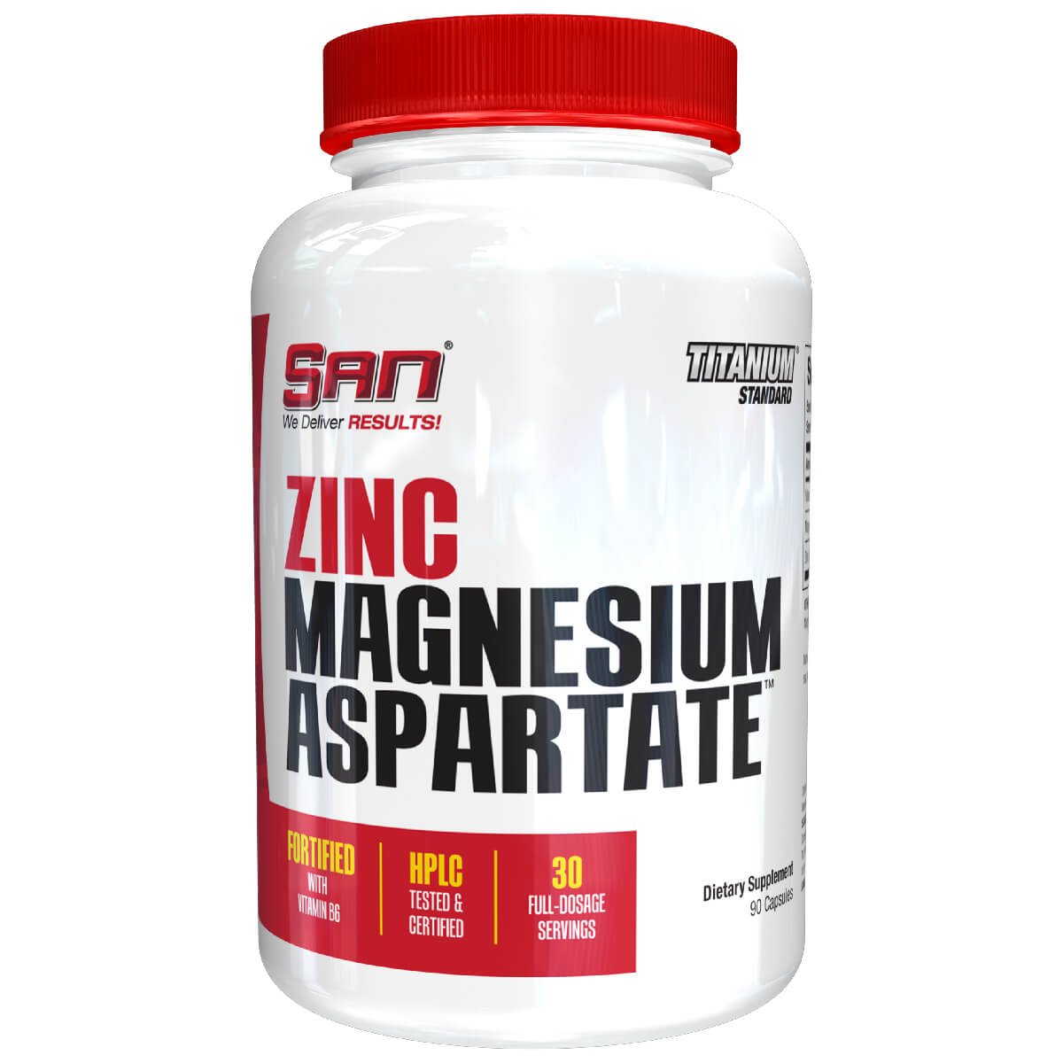 

Цинк Магний Аспартат Zinc Magnesium Aspartate, 90 капсул, SAN