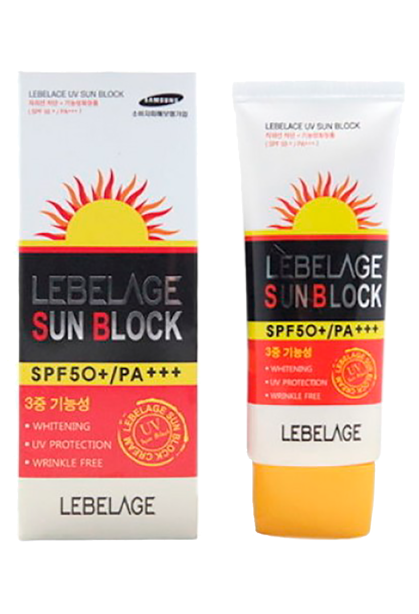 Солнцезащитный крем для лица SPF50+/PA+++, 70 мл, Lebelage