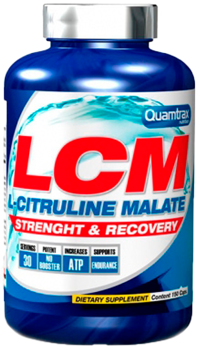 Аминокислоты LCM L- Citrulline Malate, 150 капсул, Quamtrax