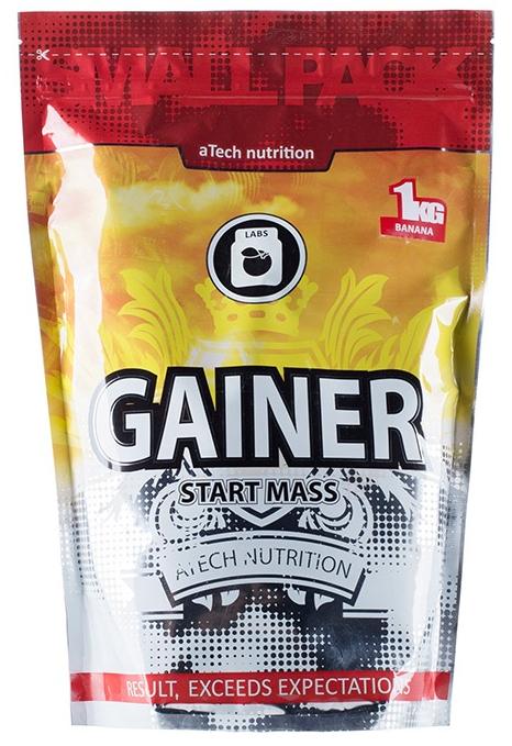 Start Mass Gainer, вкус банан, 1 кг, aTech Nutrition