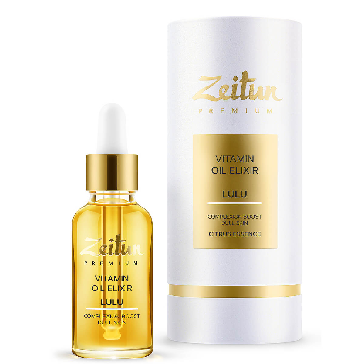 Масляный эликсир для лица витаминный LULU Для сияния тусклой кожи, 30мл, ZEITUN