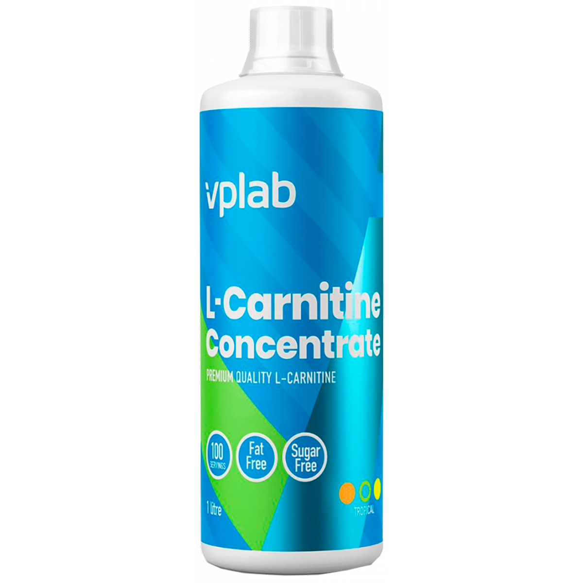 L-Carnitine концентрат, тропические фрукты, 1000 мл, VPLab