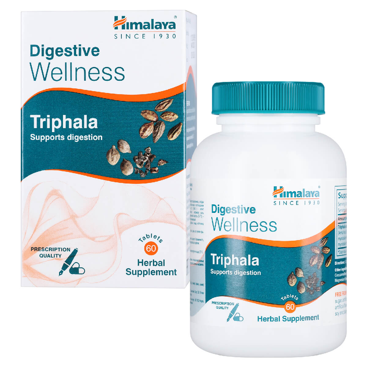 

Triphala (трифала) для ЖКТ, 60 таблеток, HIMALAYA