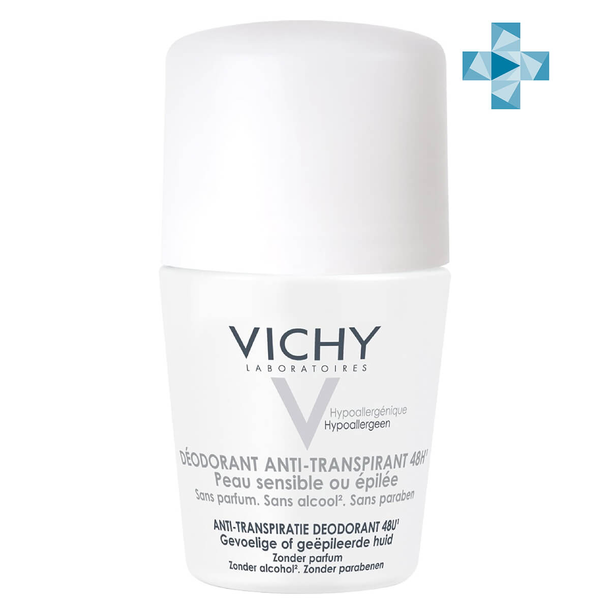 

Дезодорант-шарик 48ч для очень чувствительной кожи, 50 мл, VICHY