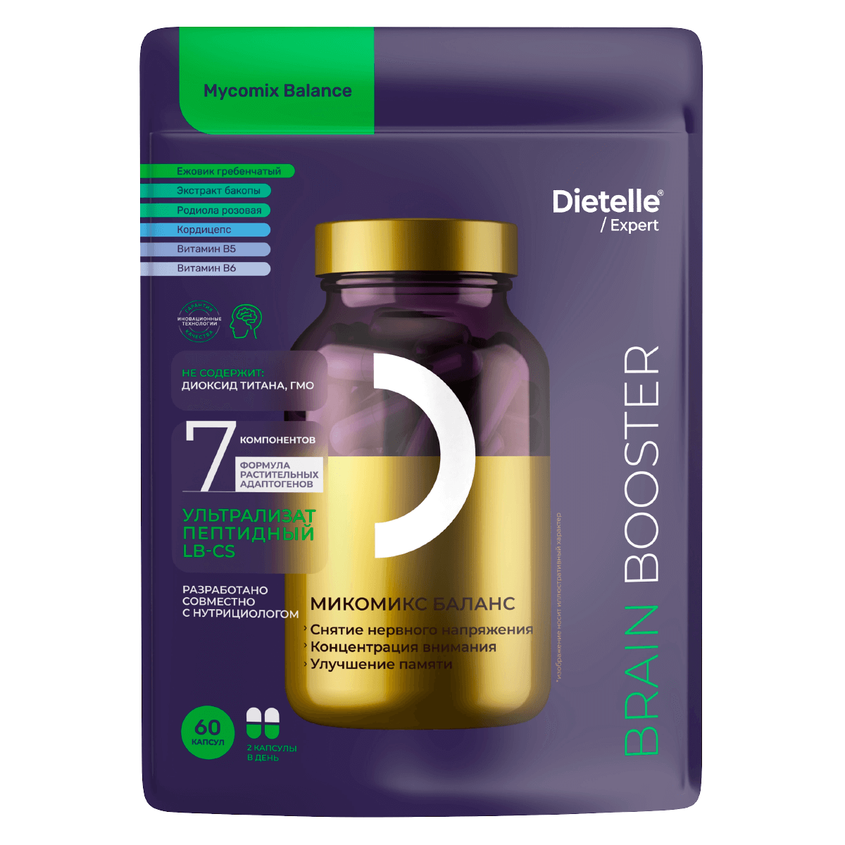 

Микомикс Баланс, 60 капсул, Dietelle