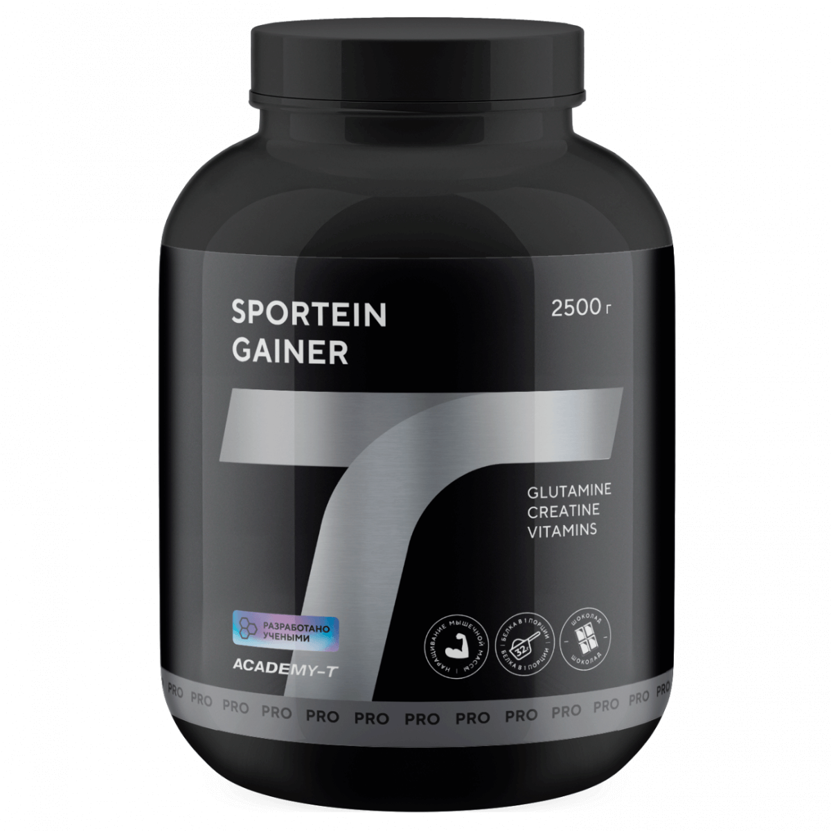 

Гейнер SPORTEIN GAINER, вкус шоколад, 2500 г, Академия-Т