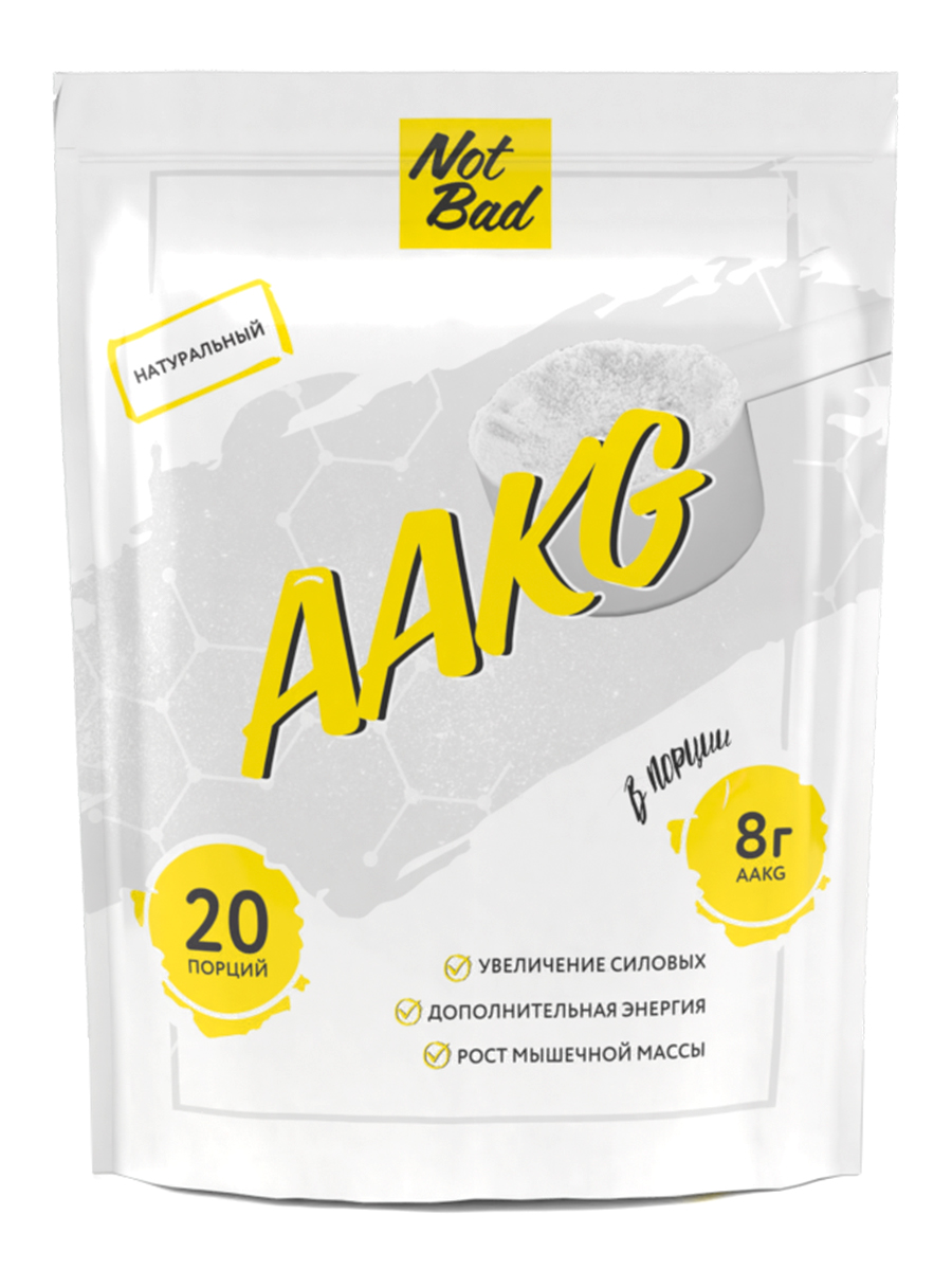 AAKG , вкус -Натуральный, 200 г, NotBad