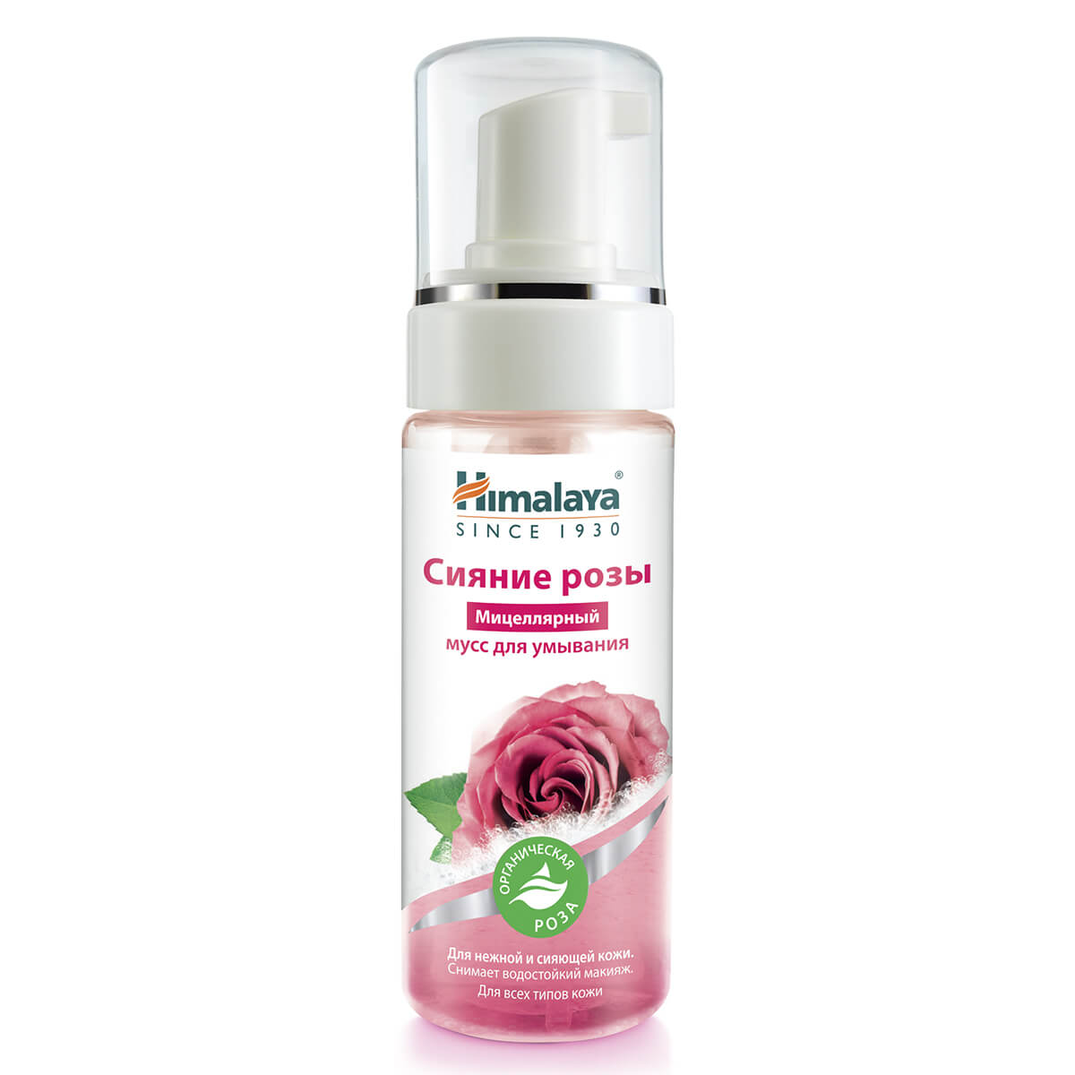 

Мусс для умывания Сияние розы Мицеллярный, 150 мл, Himalaya Herbals