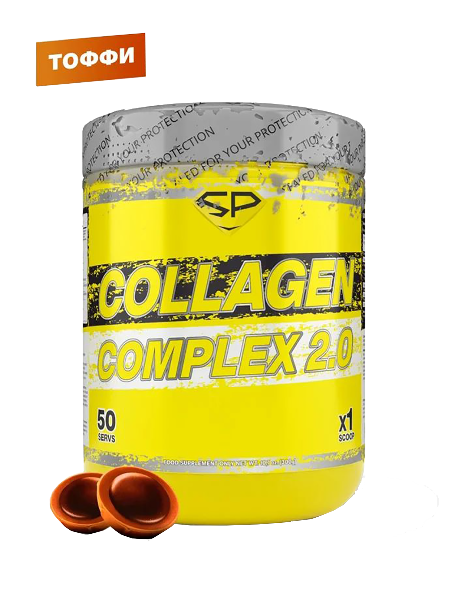 COLLAGEN COMPLEX, вкус Тоффи, 300 г, SteelPower - фото 1