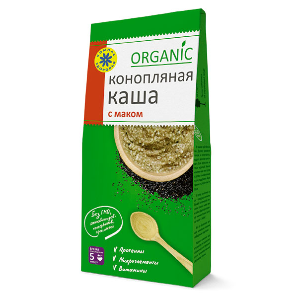 

Каша конопляная с маком, 250 гр, Компас Здоровья