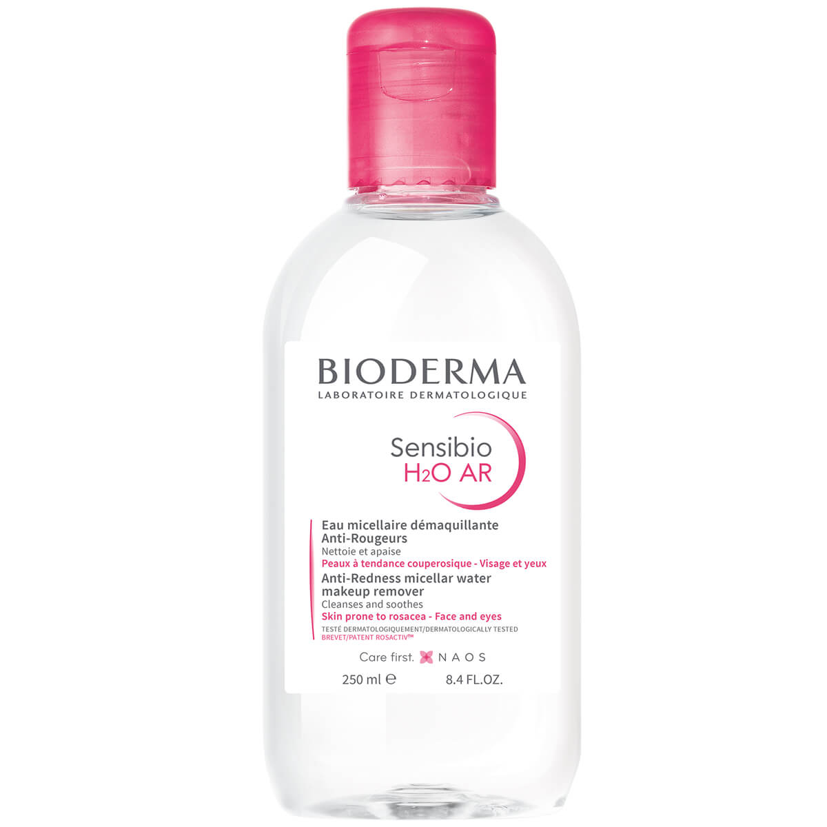 Купить Sensibio H2O AR мицеллярная вода для кожи с покраснениями и розацеа, 250 мл, Bioderma