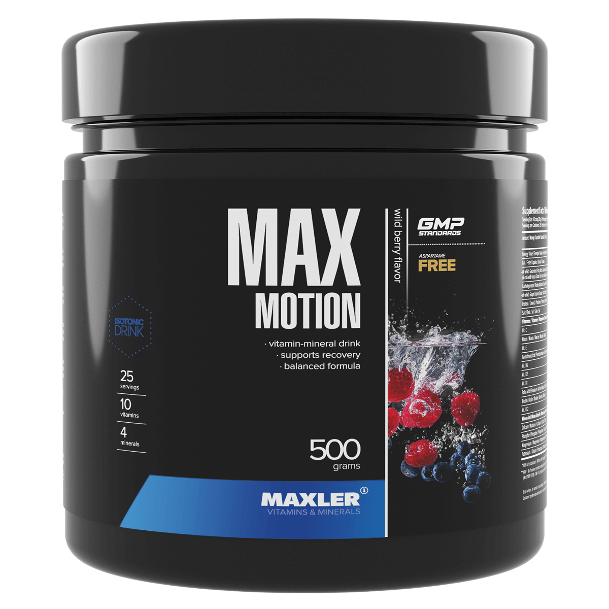 

Изотоник Max Motion, вкус Лесные ягоды, 500 г, MAXLER